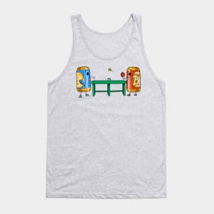 Beer Pong | Table Tennis, Beer Cans & Alcohol Tank Top